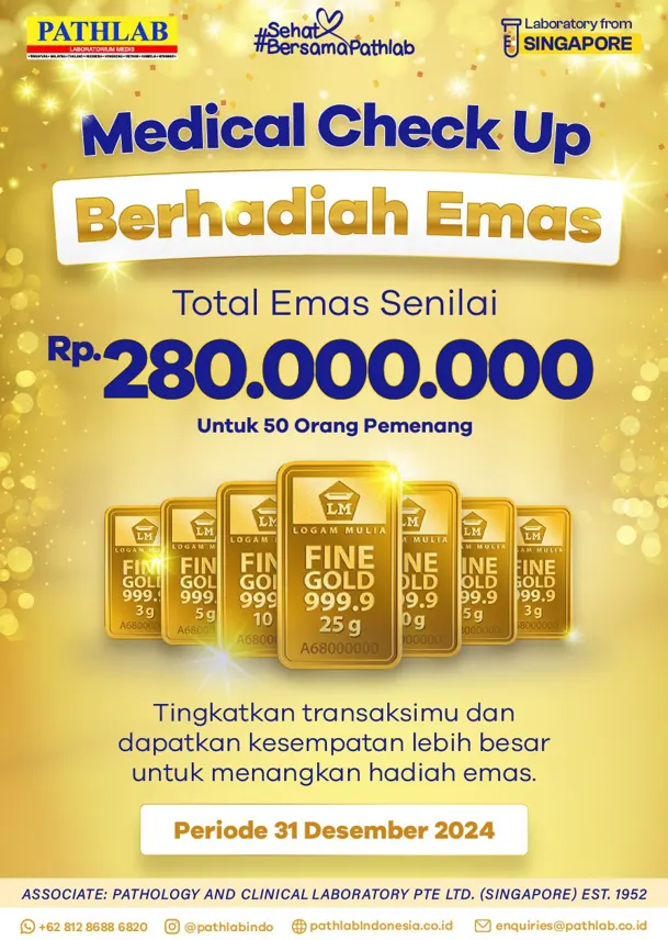 Medical Check Up Berhadiah Emas
